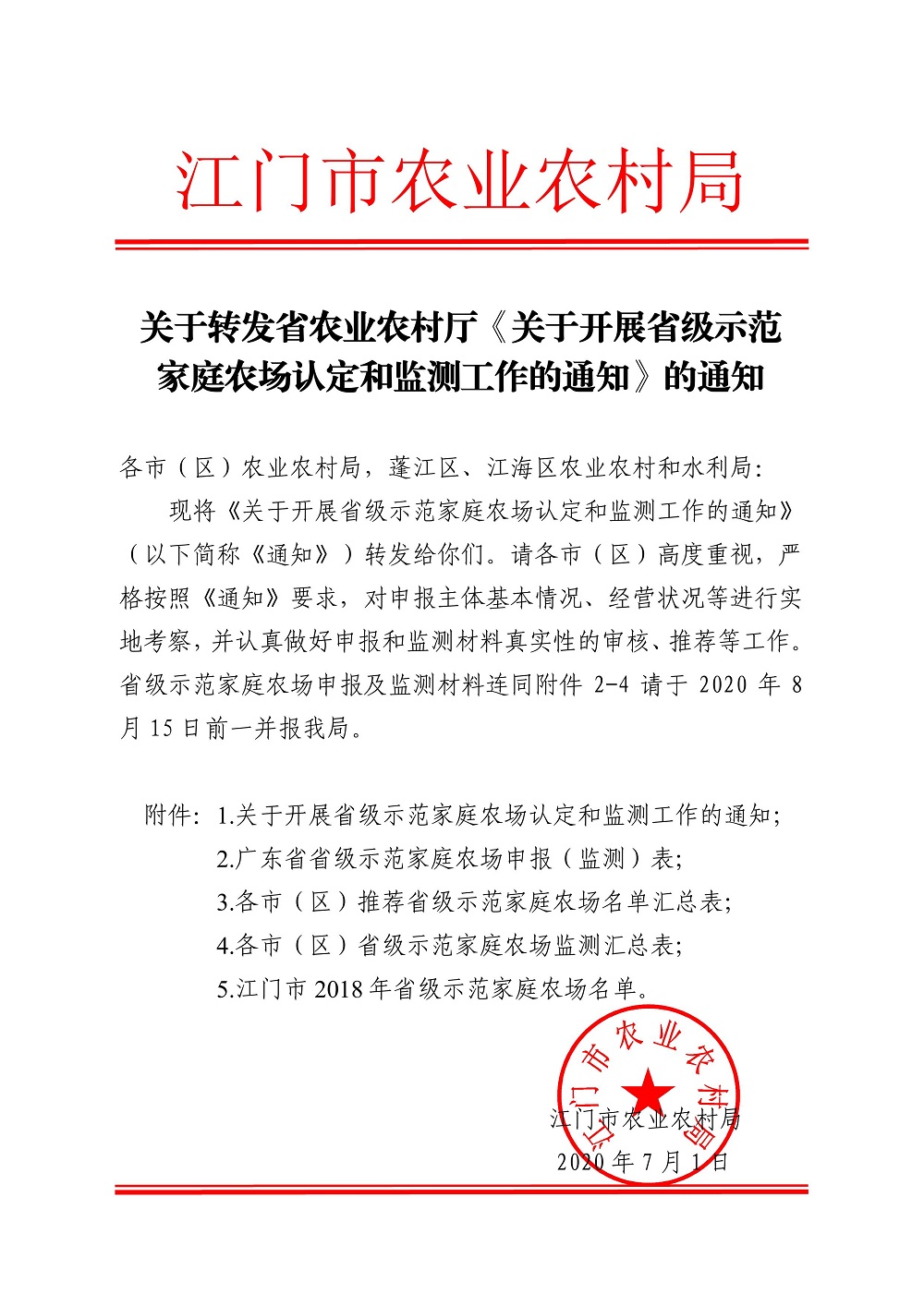 关于转发省农业农村厅《关于开展省级示范家庭农场认定和监测工作的通知》的通知0000.jpg